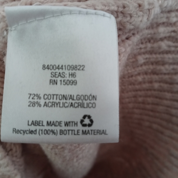 Metaphor Pale Pink Crew neck  Sweater Medium Size - Picture 8 of 13